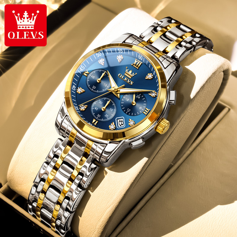 Jewelry Diamond Watches - OLEVS Kadın Saati Lüks Marka Kuvars