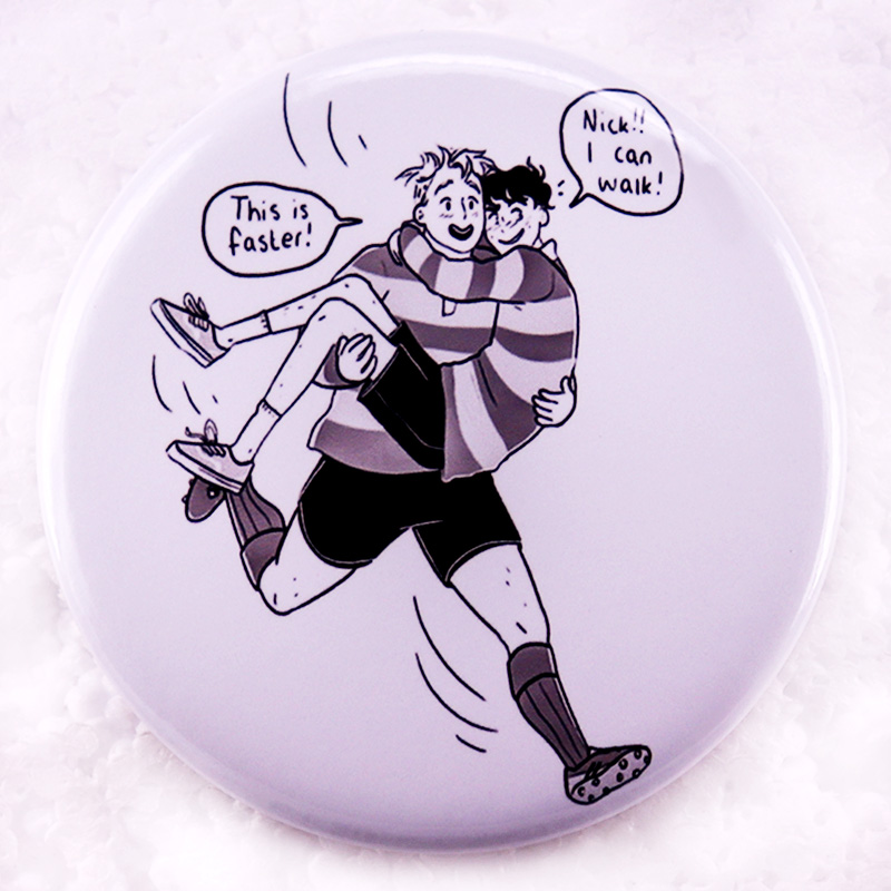 Nick'S Jewelry & Watches Reviews - Heartstopper Pinback Düğme Pin LGBT BL