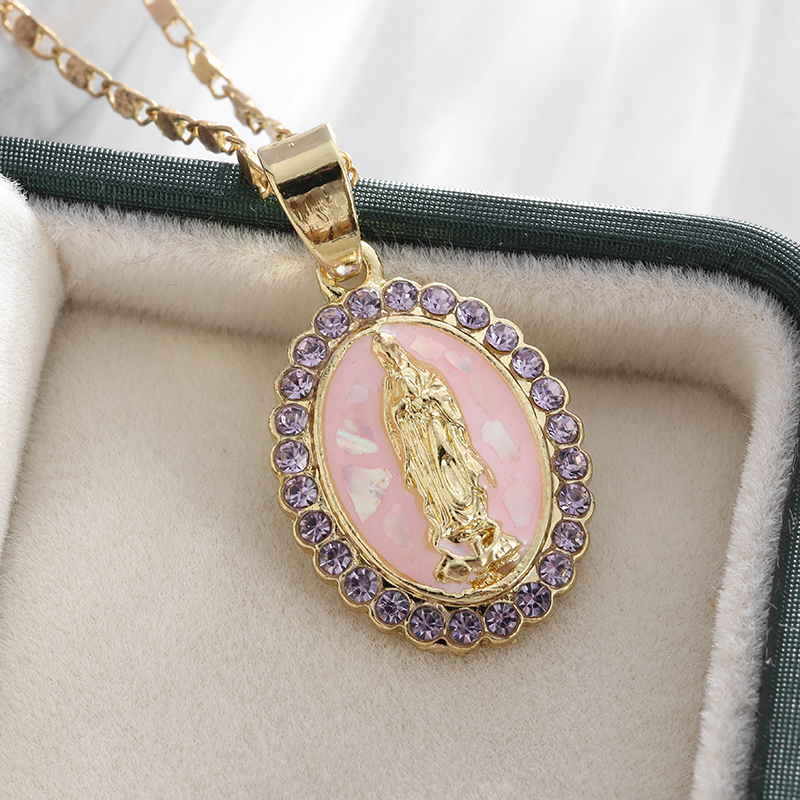 Al Ain Jewelry & Watches Exhibition 2025 - Katolik bakire Mary heykeli seti zirkon