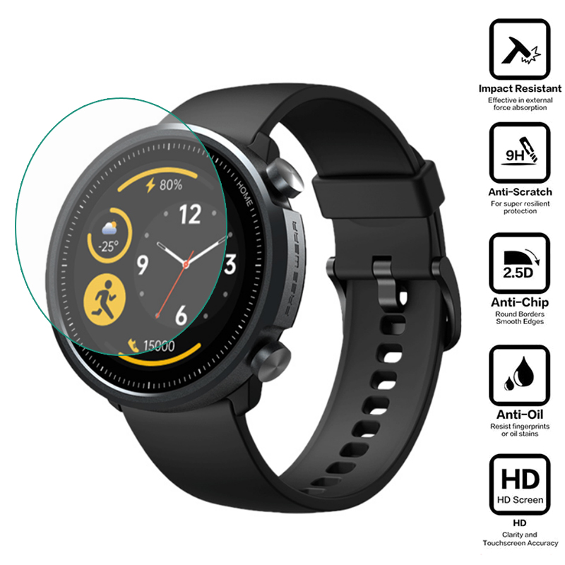 A1 Watches & Jewelry New York Photos - Sert temperli cam Smartwatch koruyucu Film