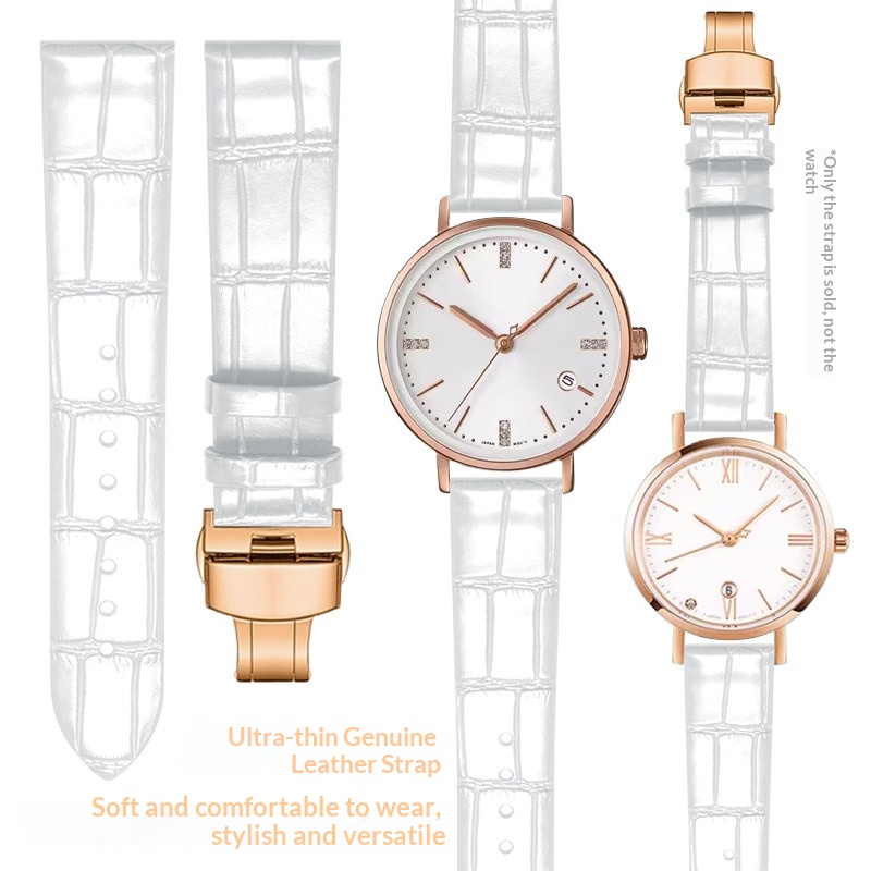 Daniel Wellington Watches & Jewelry Online Store - 12-22mm Ultra-İnce Timsah Tahıl Sığır Derisi