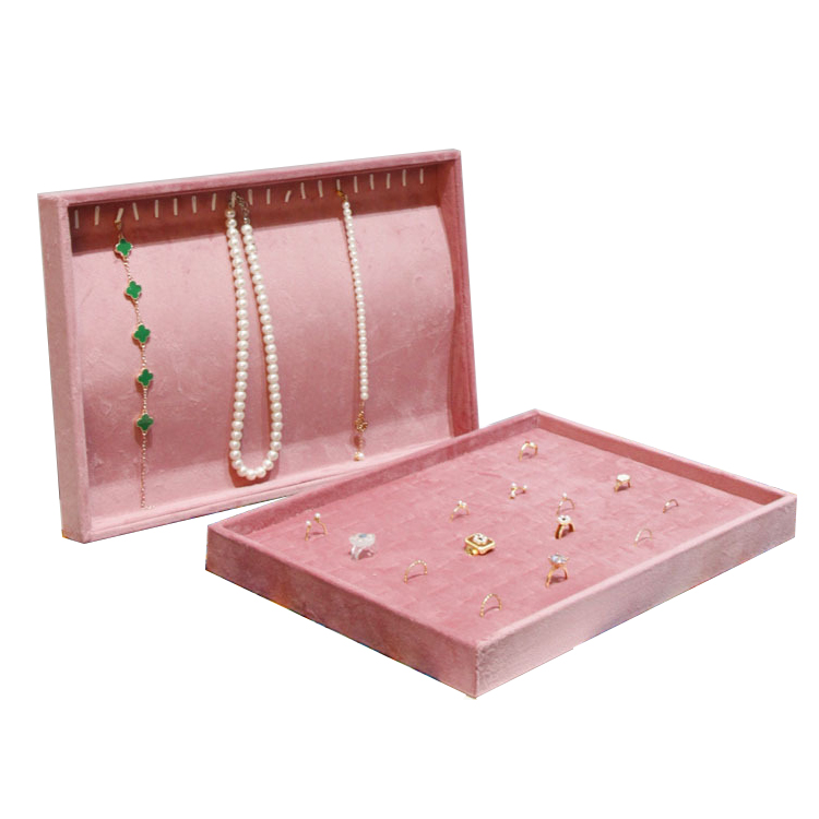 Pembe Kadife Takı teşhir tepsi - Jewelry And Watches Stores incelemesi ve fiyatı