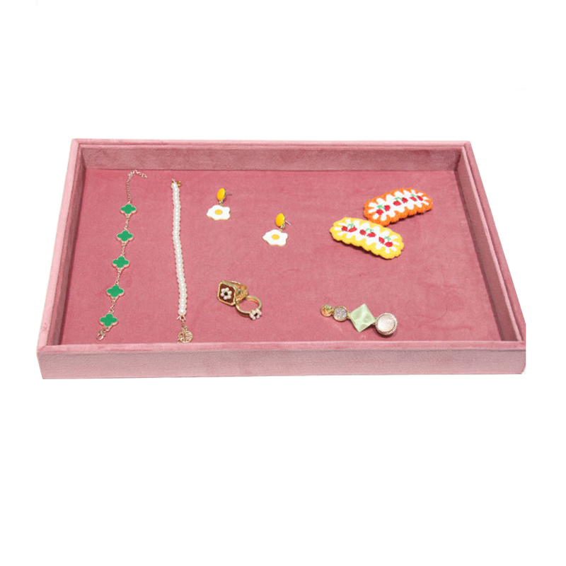 Pembe Kadife Takı teşhir tepsi - Jewelry And Watches Stores incelemesi ve fiyatı