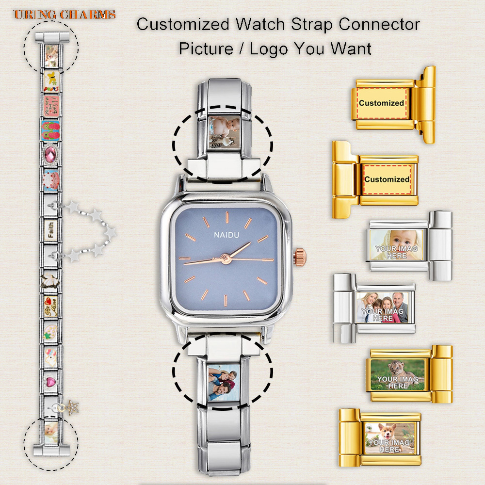 1 çift Resim Logo Özelleştiril - Jewelry Watches For Men incelemesi ve fiyatı
